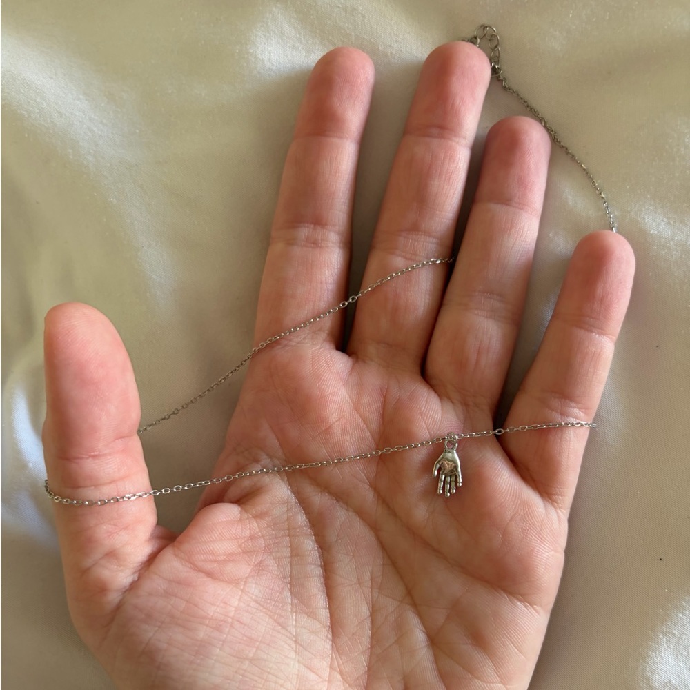 Dainty Hand Necklace